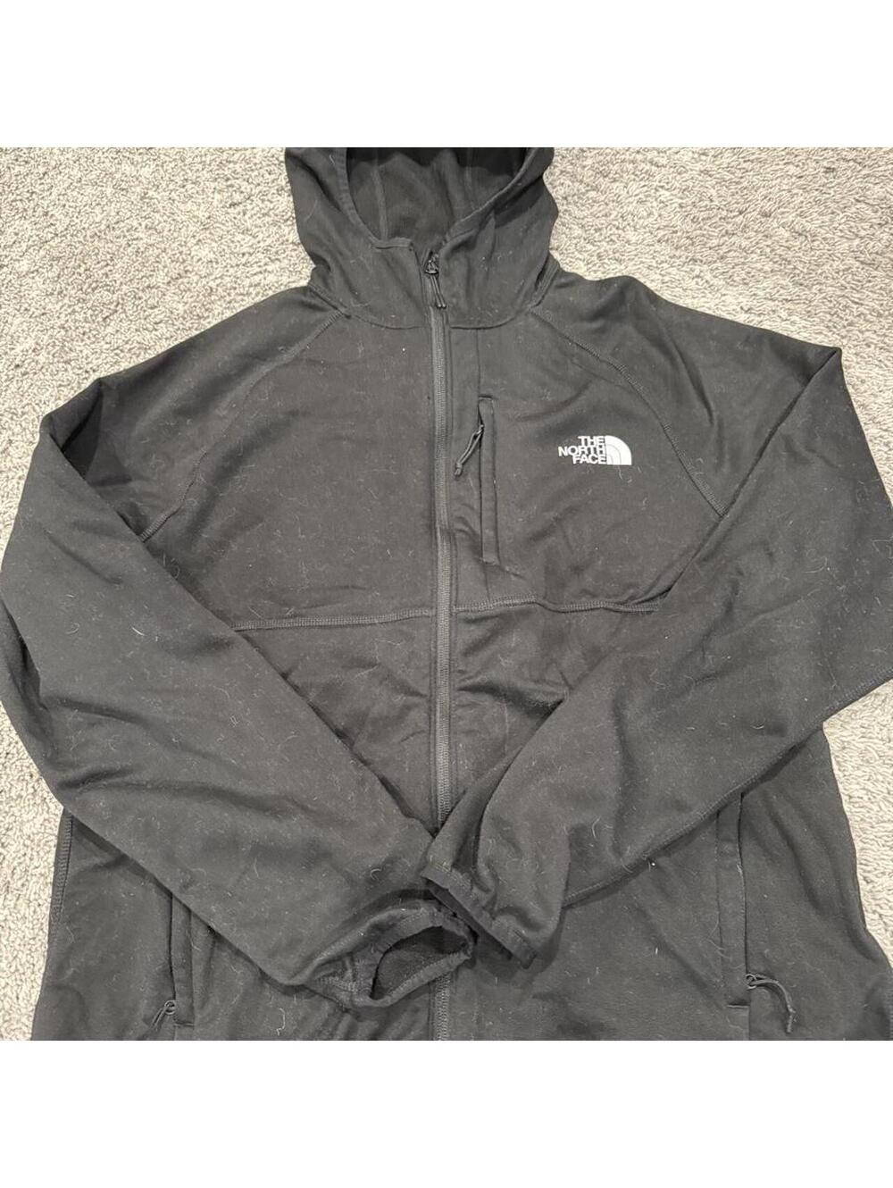 The North Face Men's Black Fleece Hoodie Jacket Size Large